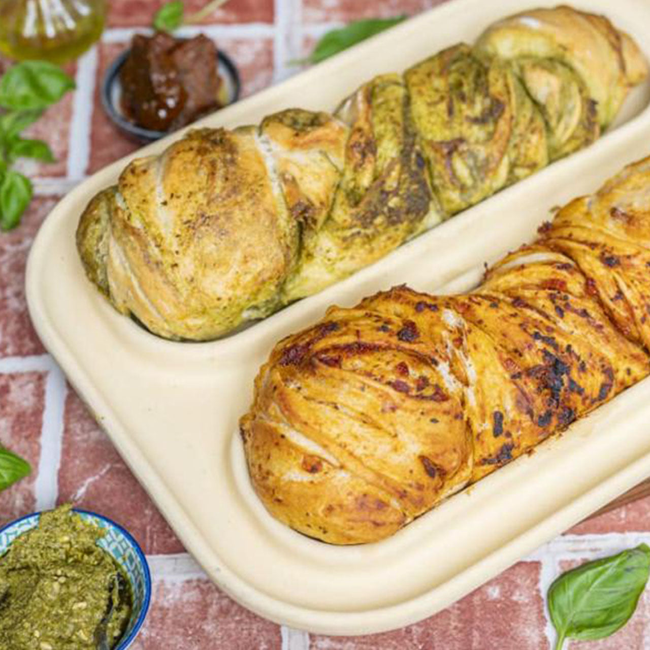 Denk Keramik Baguettebäcker Backplatte