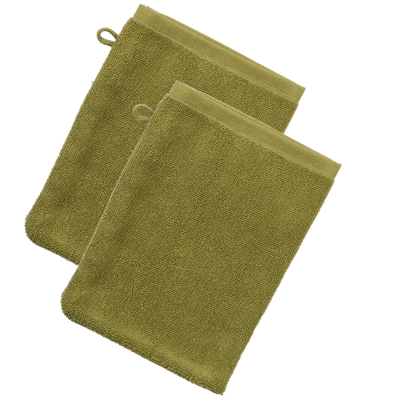 Living Crafts Orlando Waschhandschuh aus Bio Baumwolle, 2er-Pack