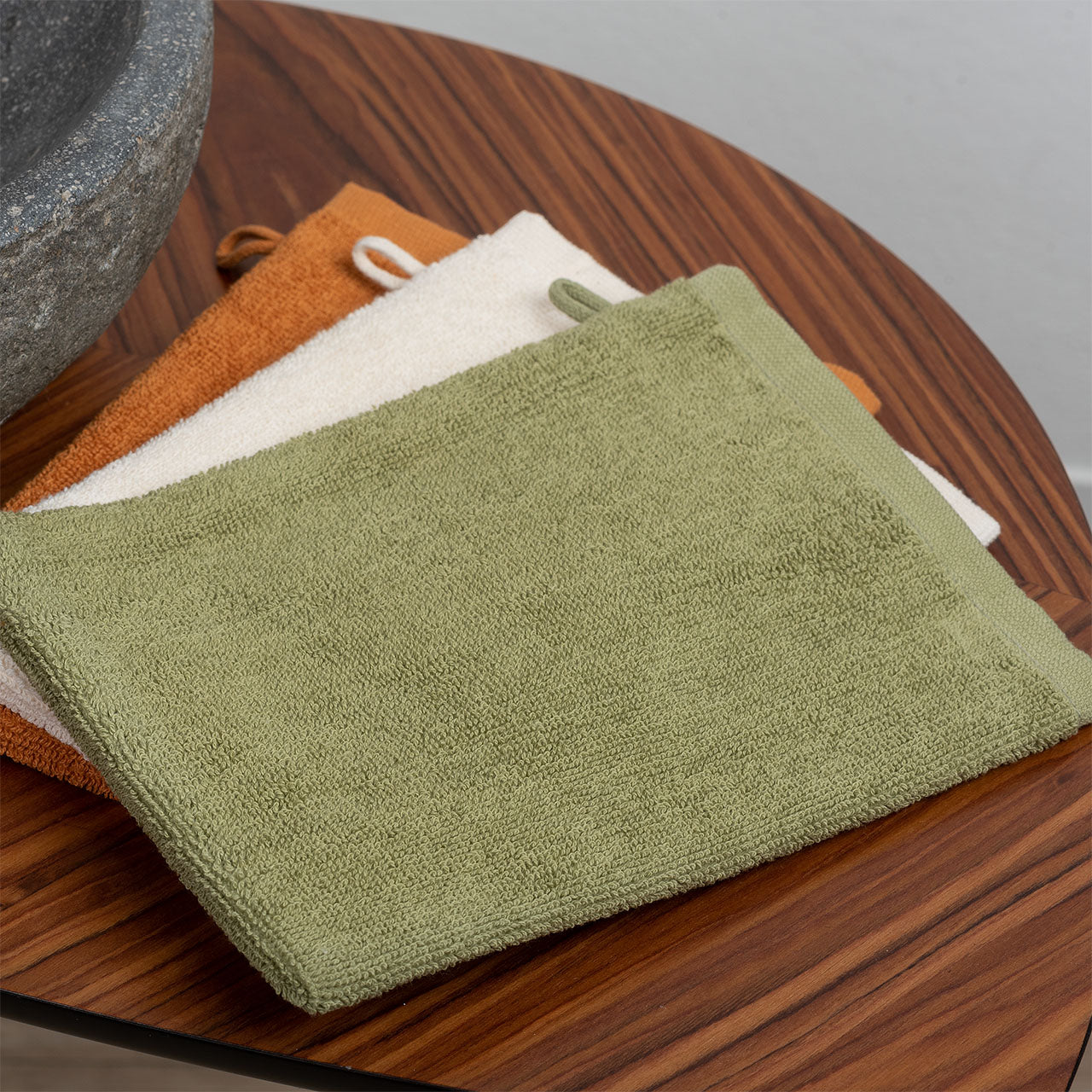 Living Crafts Orlando Waschhandschuh aus Bio Baumwolle, 2er-Pack