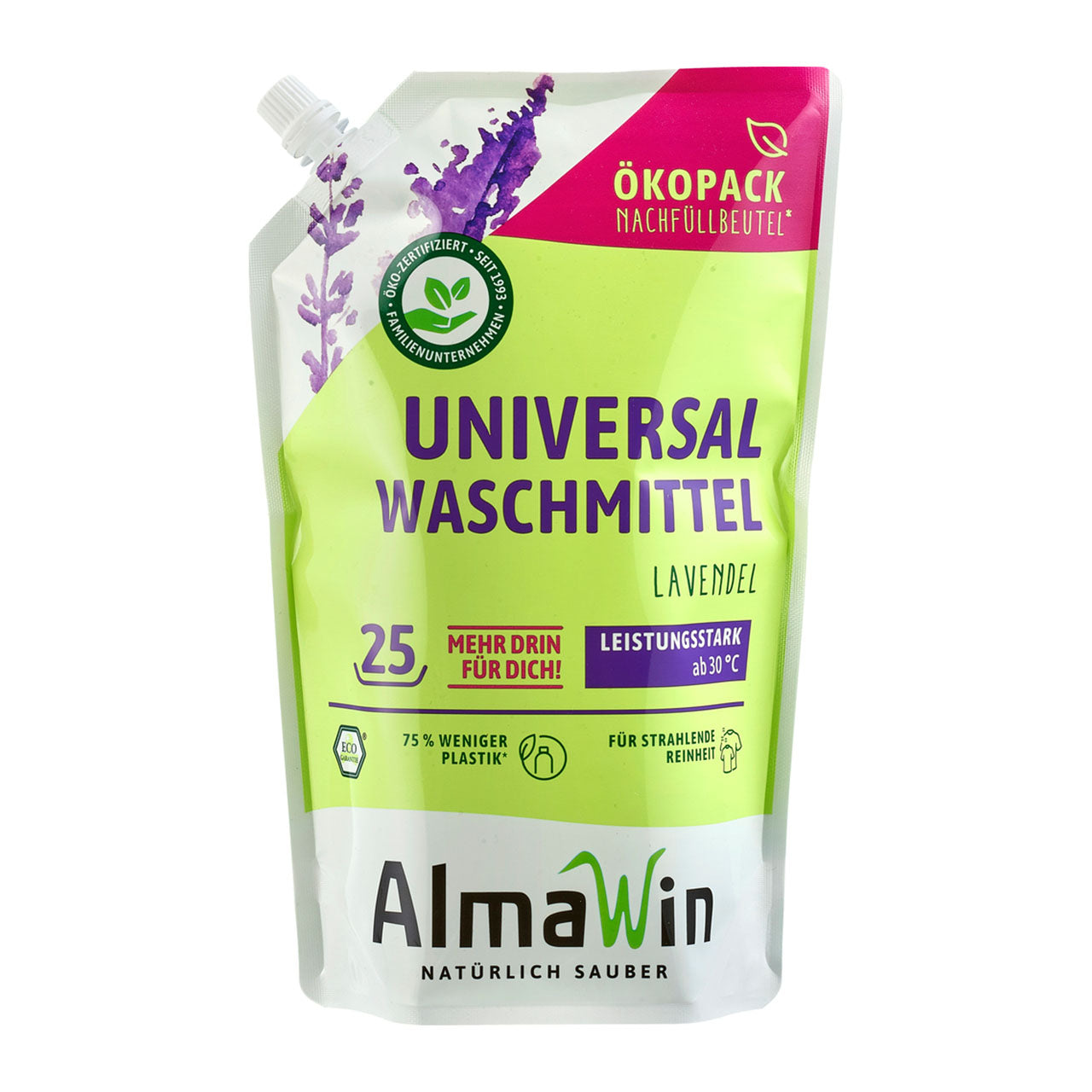 Almawin Waschmittel flüssig, im ÖKO Pack