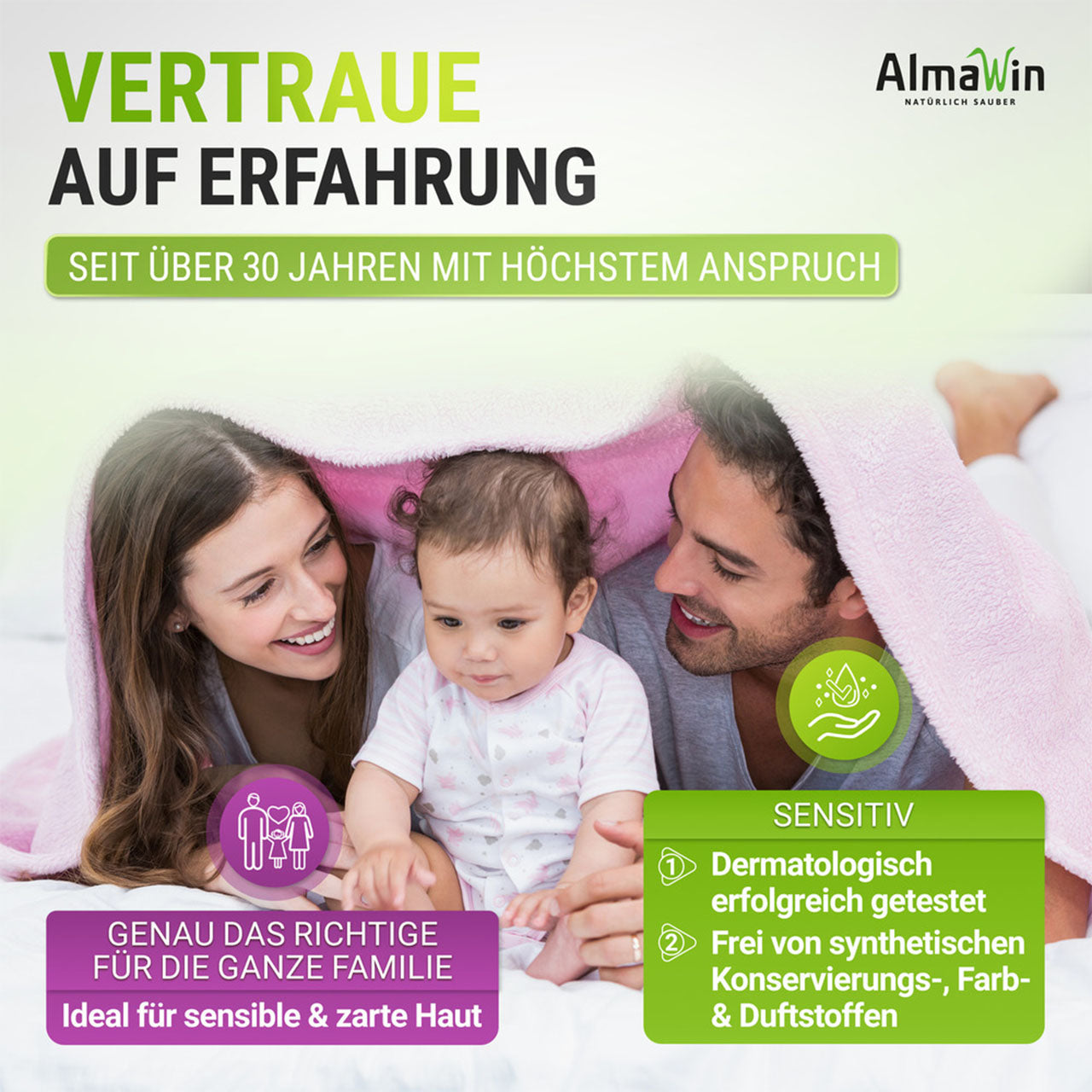 Almawin Waschmittel flüssig, im ÖKO Pack