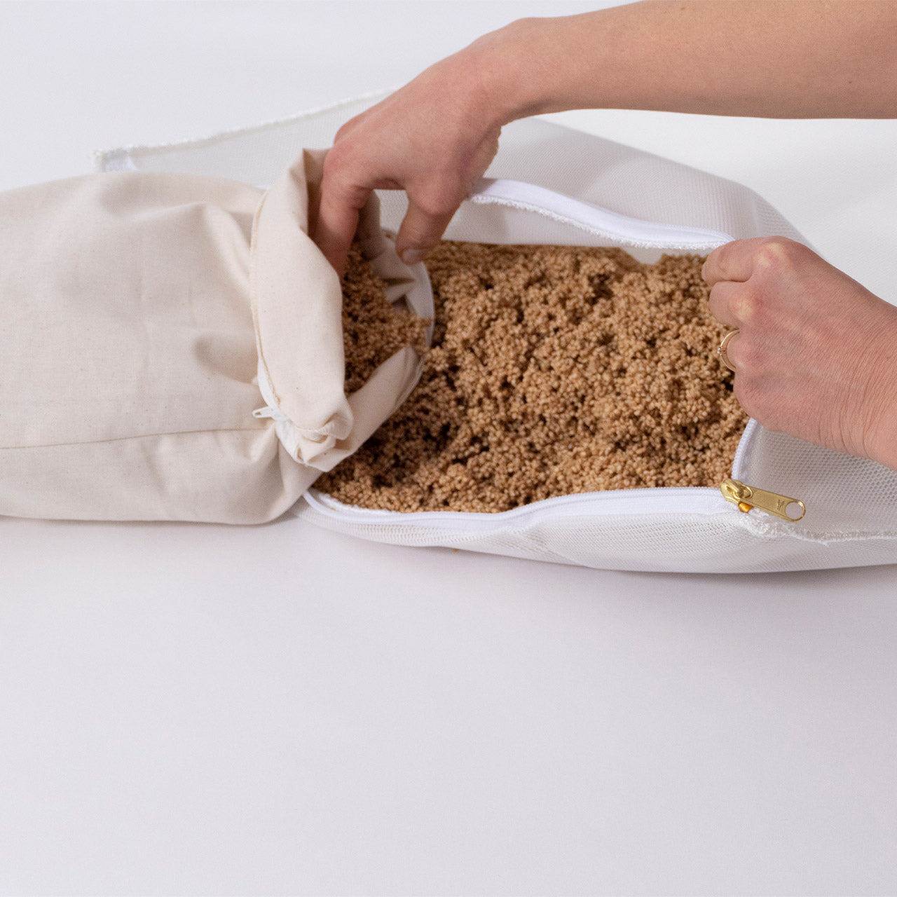 Speltex Wäschenetz zum Waschen und Trocknen von Kissen Füllungen
