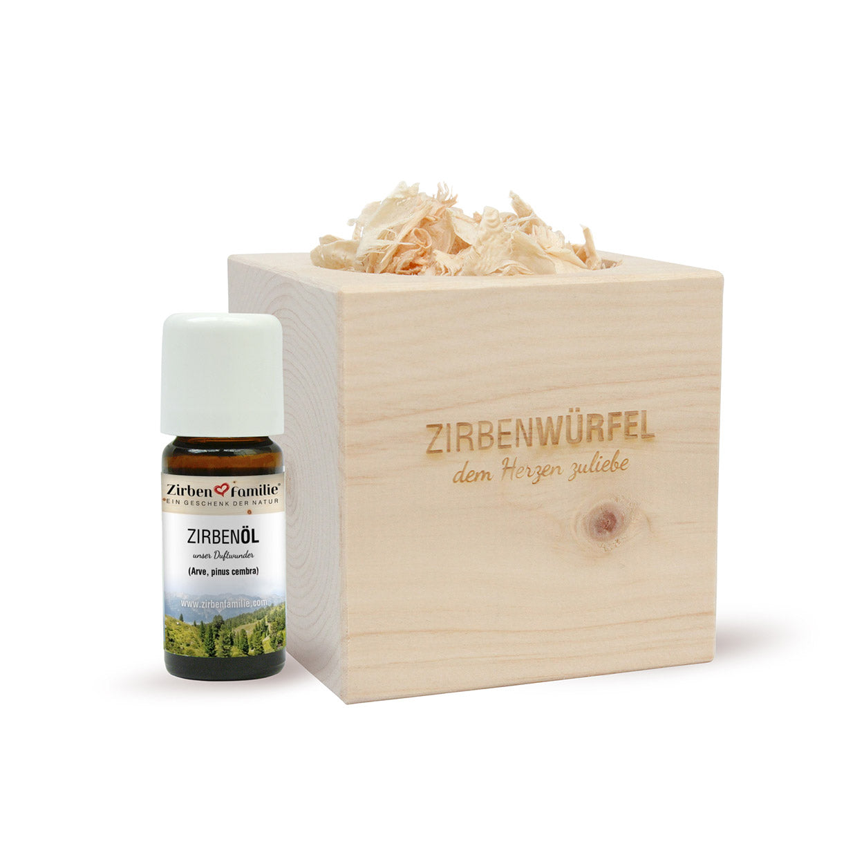 ZirbenFamilie ZirbenWürfel-Set