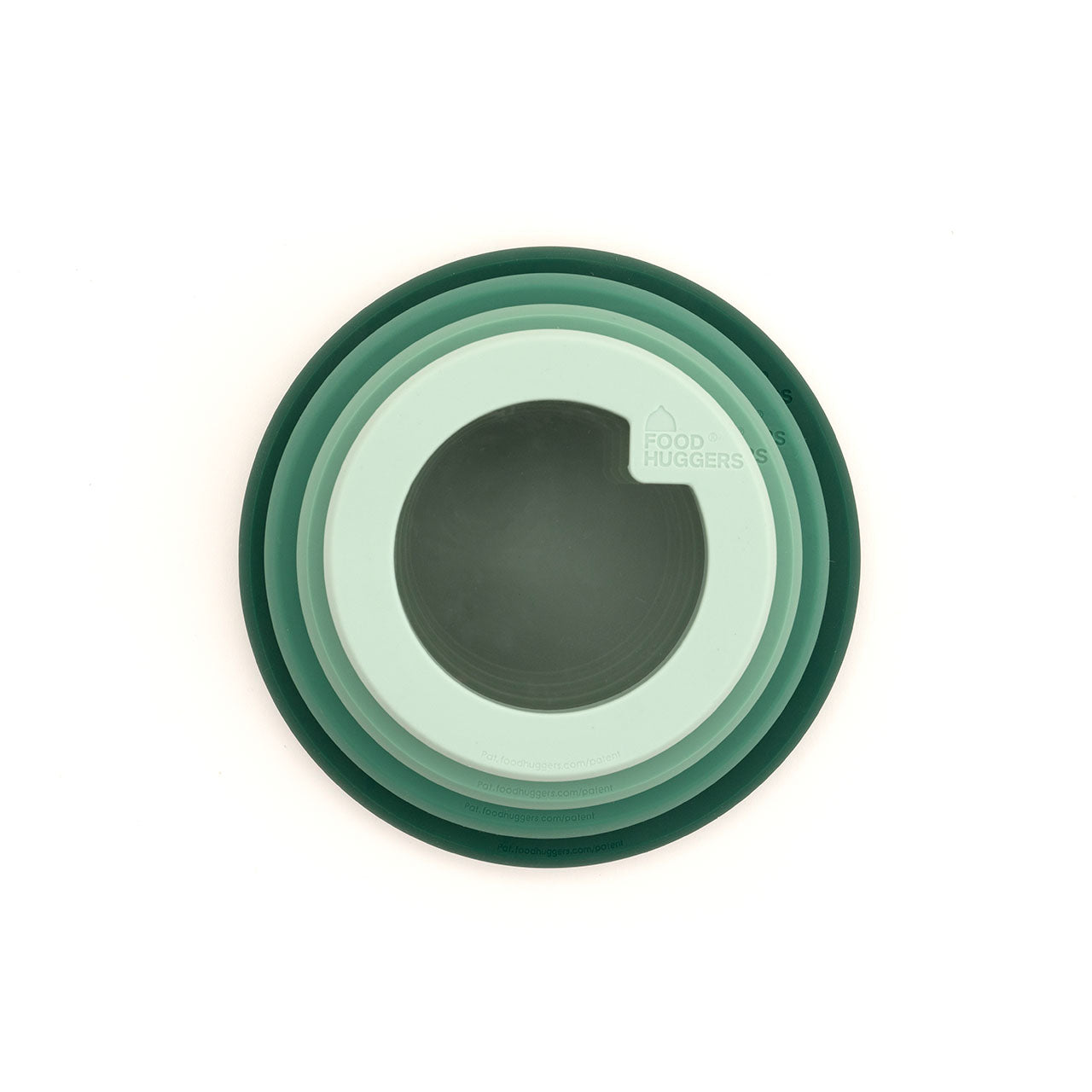 Food Huggers Frischhaltedeckel aus Glas / Silikon