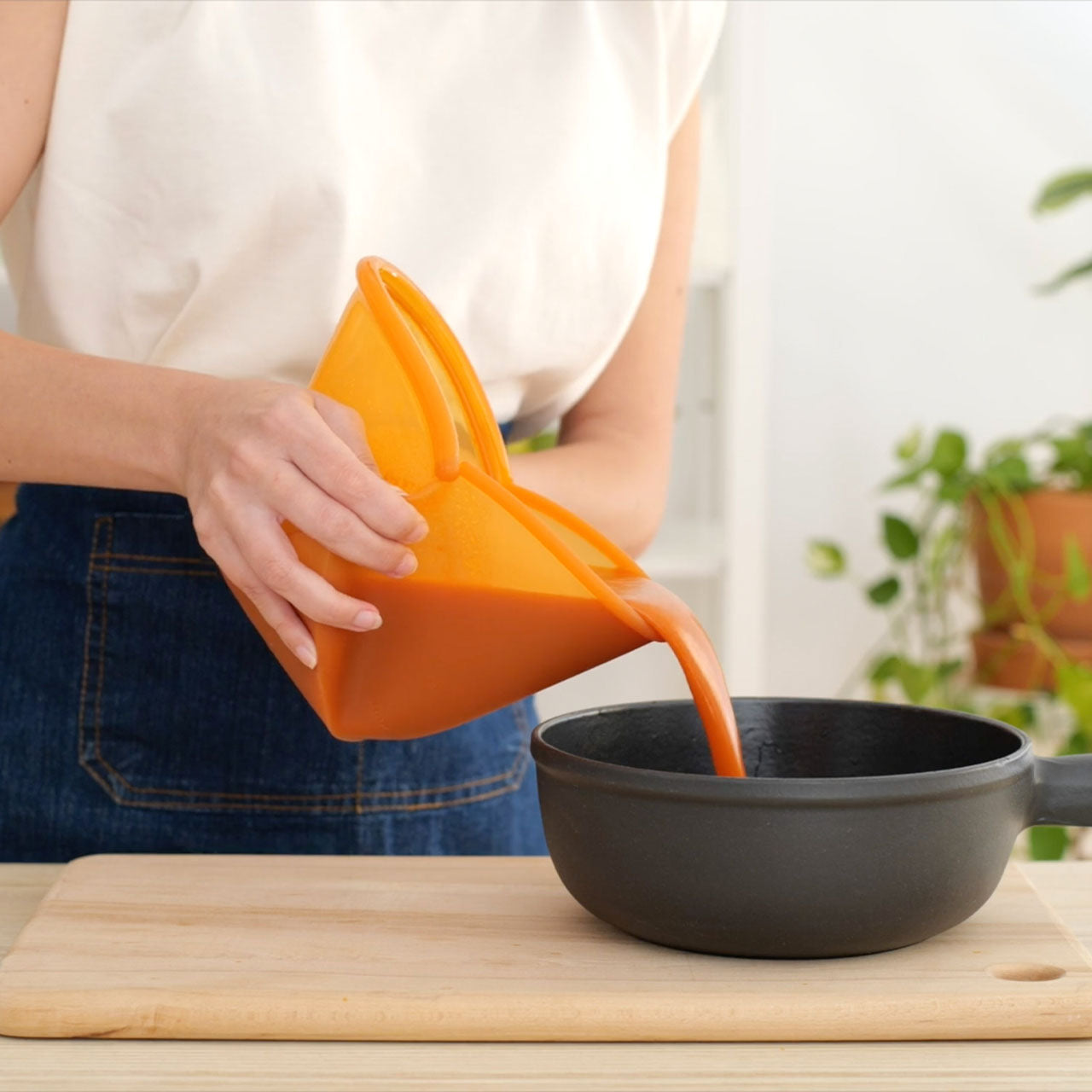 Food Huggers wiederverwendbarer Frischhaltebeutel aus Silikon