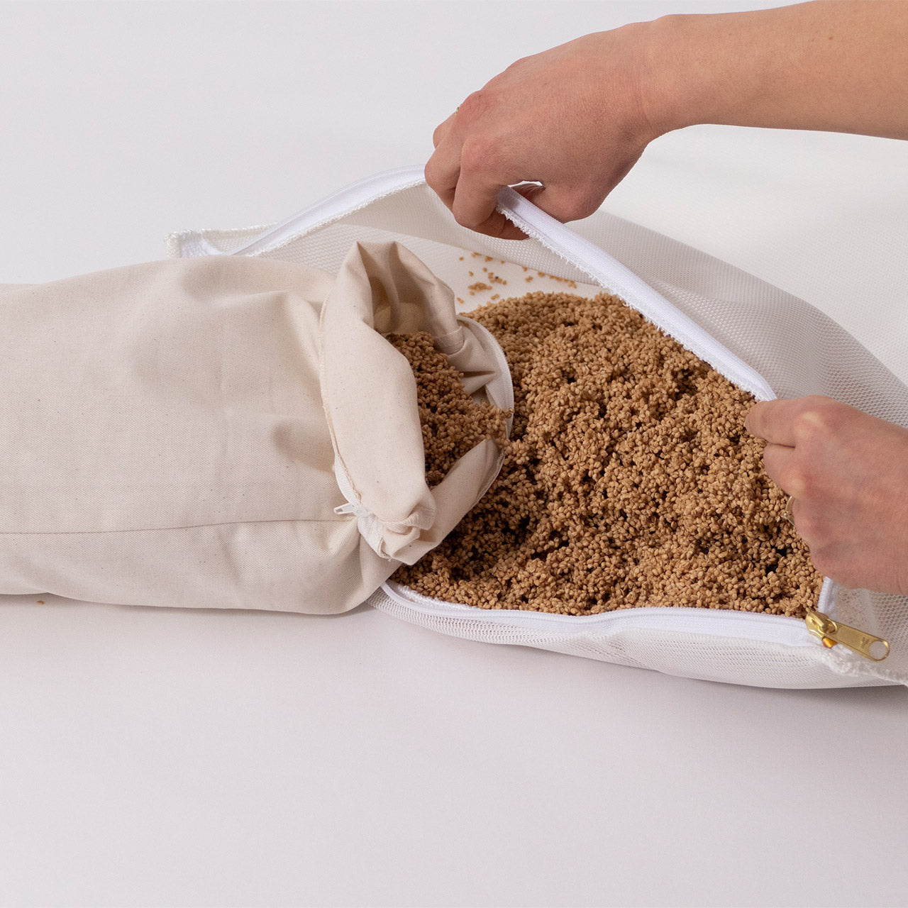 Speltex Wäschenetz zum Waschen und Trocknen von Kissen Füllungen