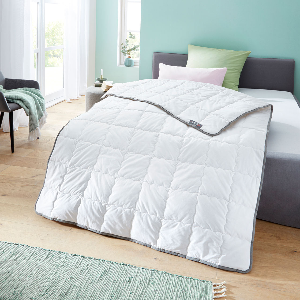 Badenia Wash Silk Frühjahr/Sommer-Bettdecke mit Wildseide-Füllung