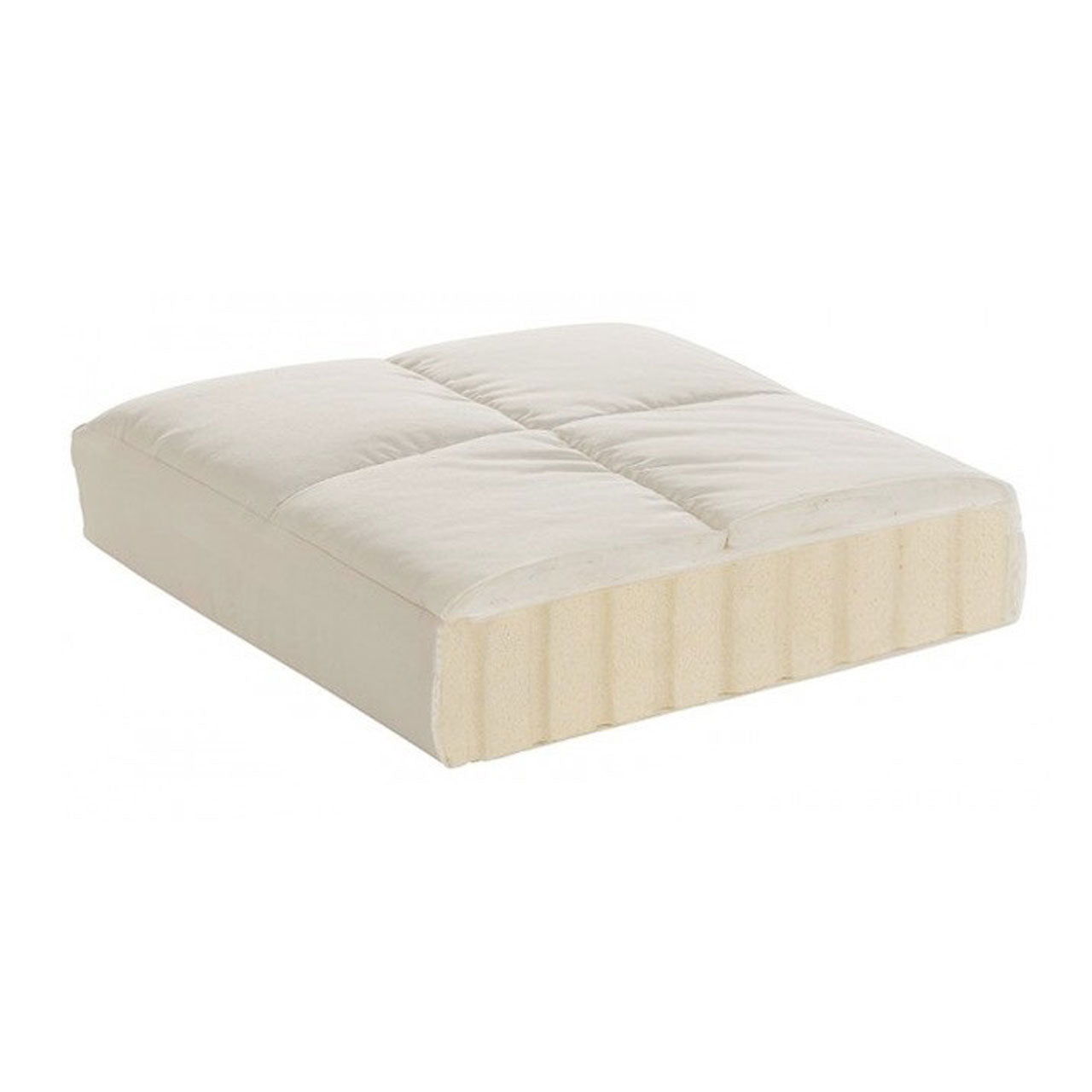 Prolana Luna Naturlatex Topper mit Baumwolle Bezug