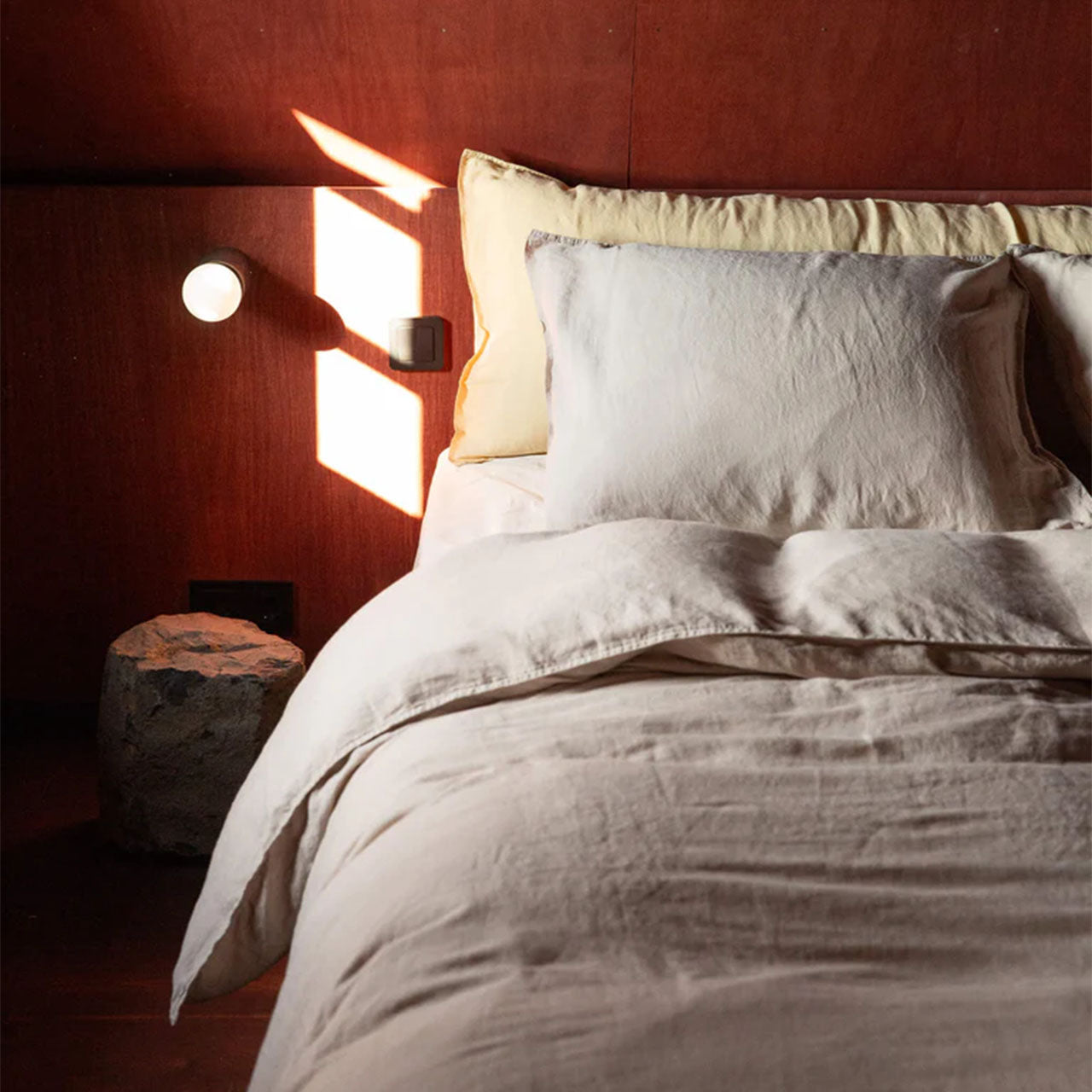 Suite702 bedMATE Leinen-Mix Kissenbezug aus Leinen/Bio Baumwolle