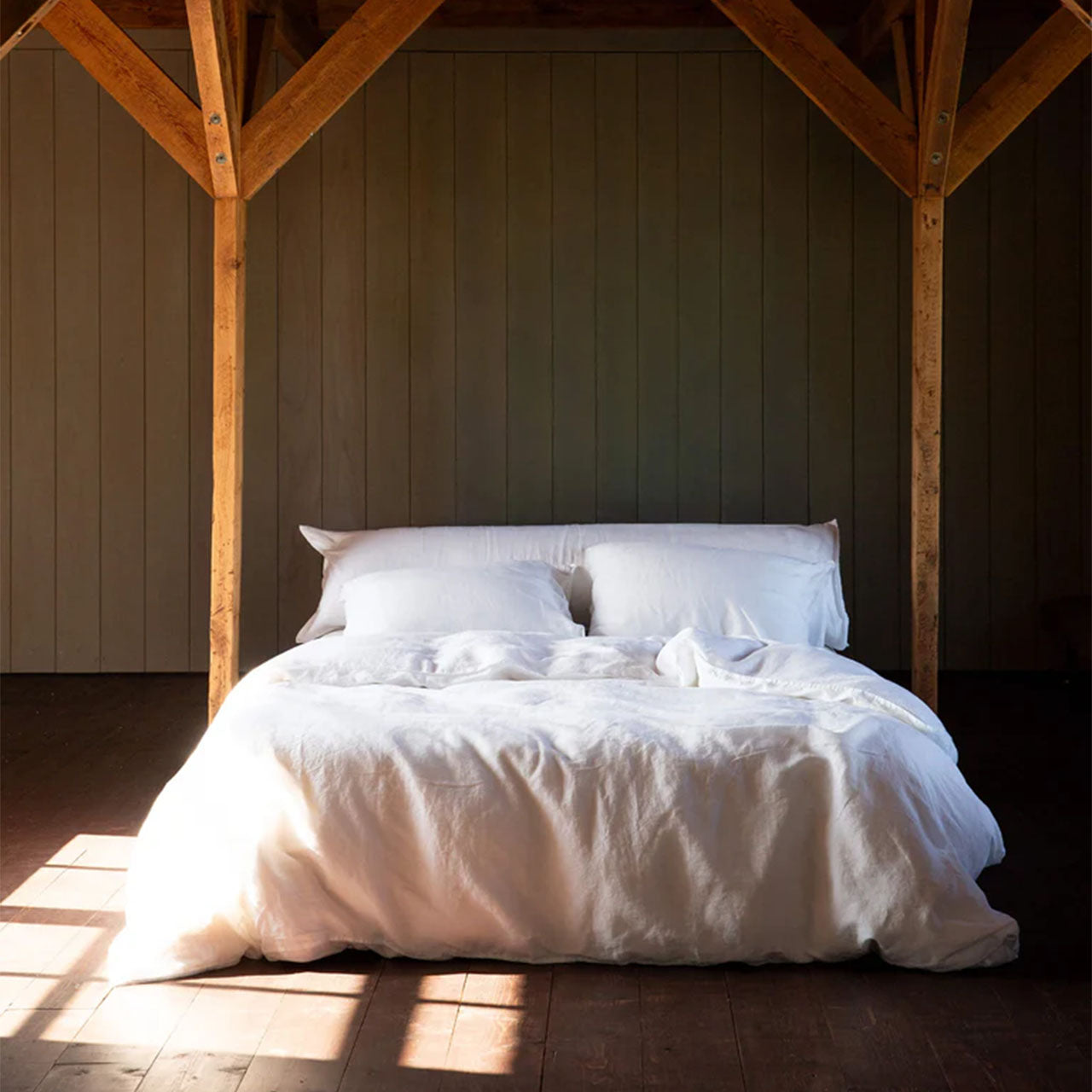Suite702 bedMATE Leinen-Mix Kissenbezug aus Leinen/Bio Baumwolle