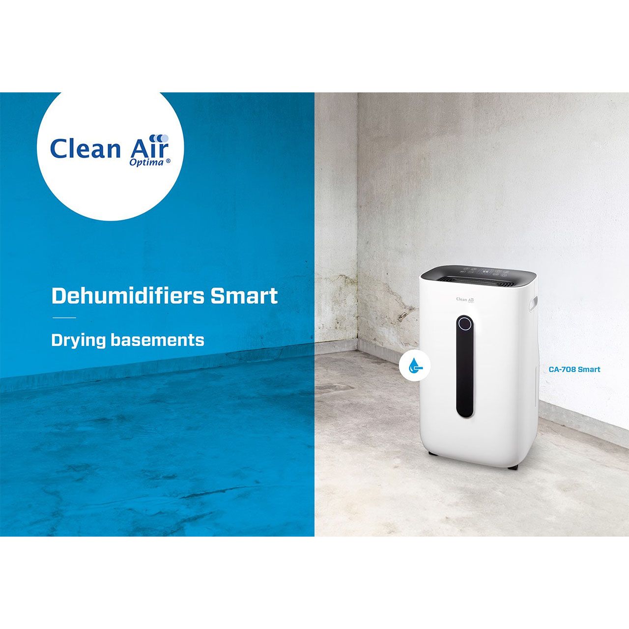 Clean Air Optima® CA-708 Smart Luftentfeuchter