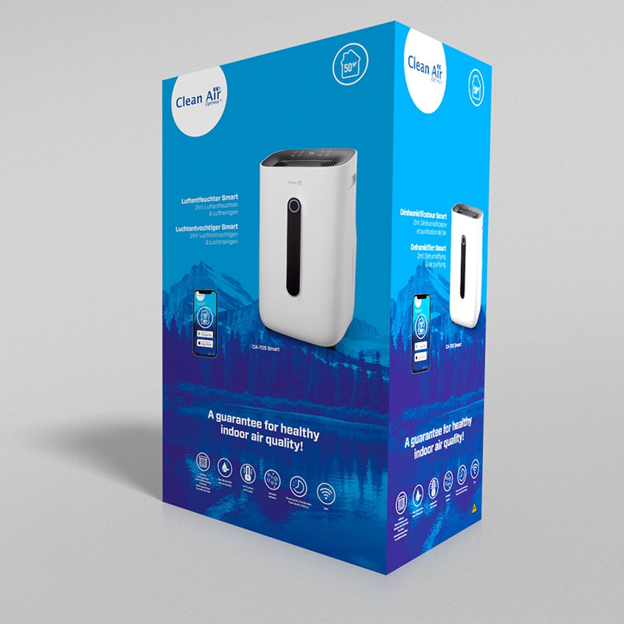 Clean Air Optima® CA-706 Smart Luftentfeuchter