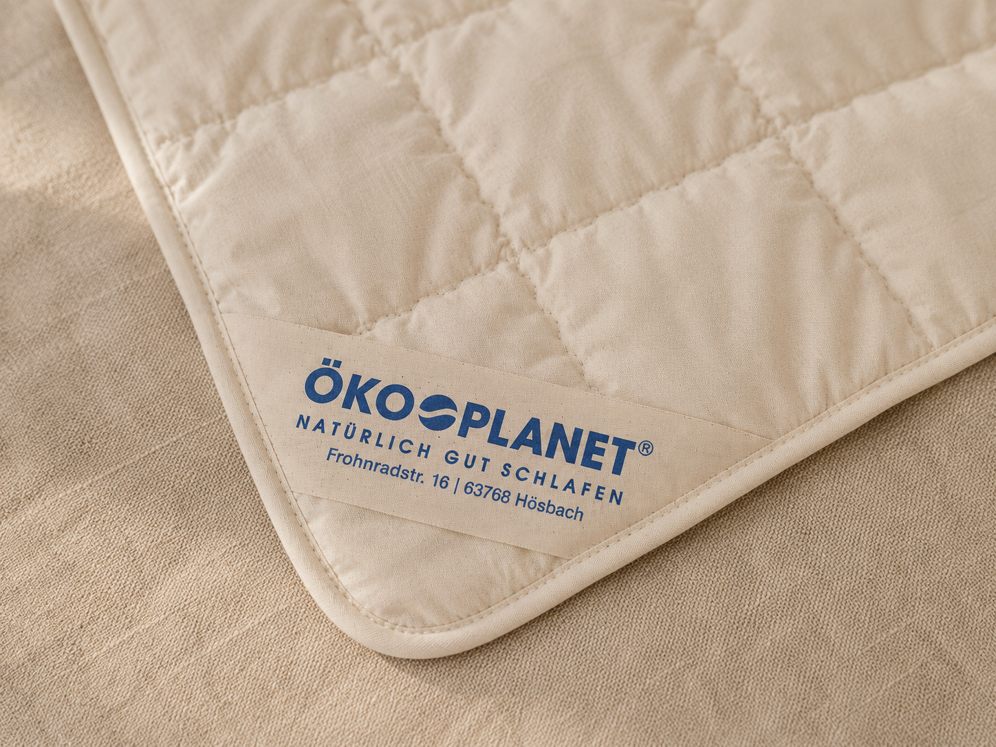 ÖKO Planet Sommer-Bettdecke mit Leinen/Seide-Füllung