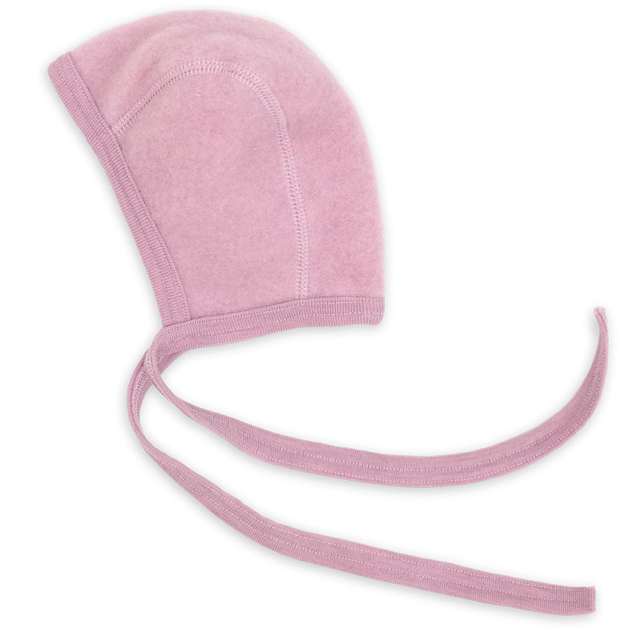 Engel Baby Häubchen aus Merinoschurwolle/Fleece