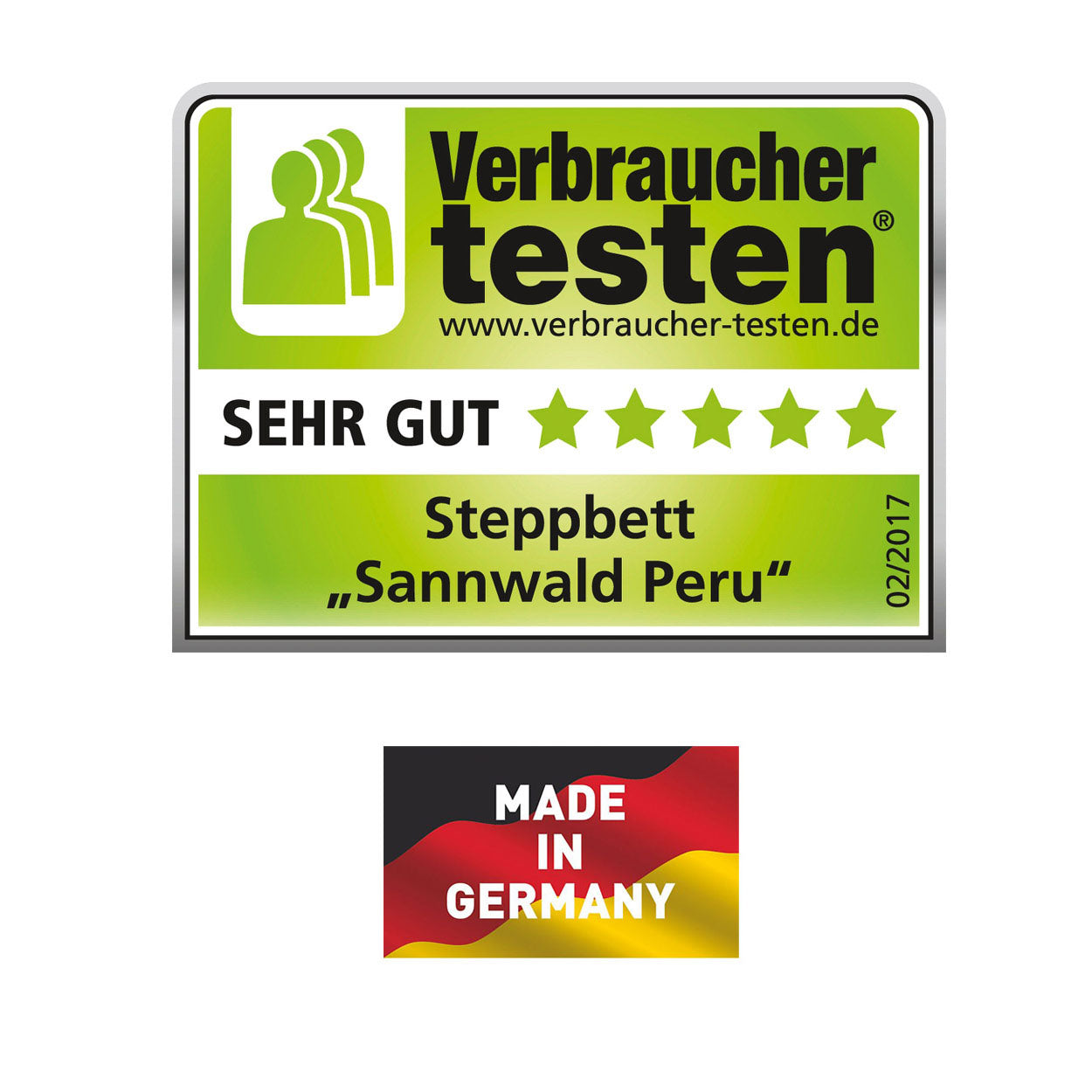 Sannwald Peru Duo Winter-Bettdecke mit Alpakawolle-Füllung