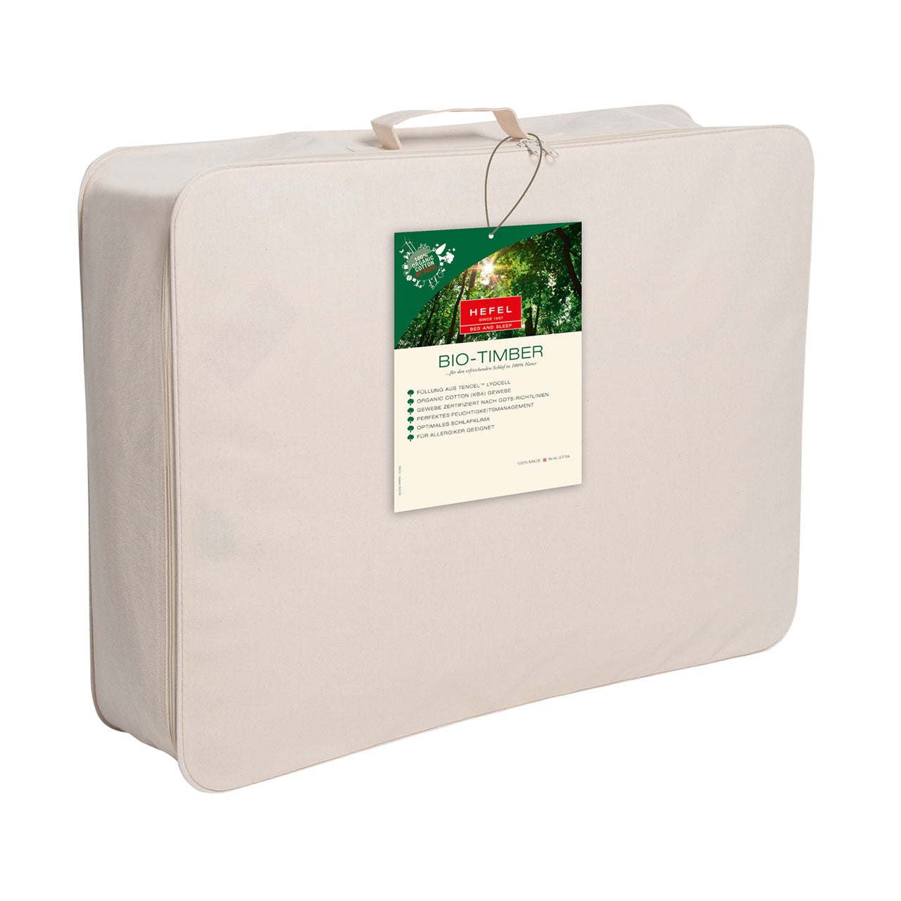 Hefel Bio Timber Frühjahr/Sommer-Bettdecke mit TENCEL™-Füllung