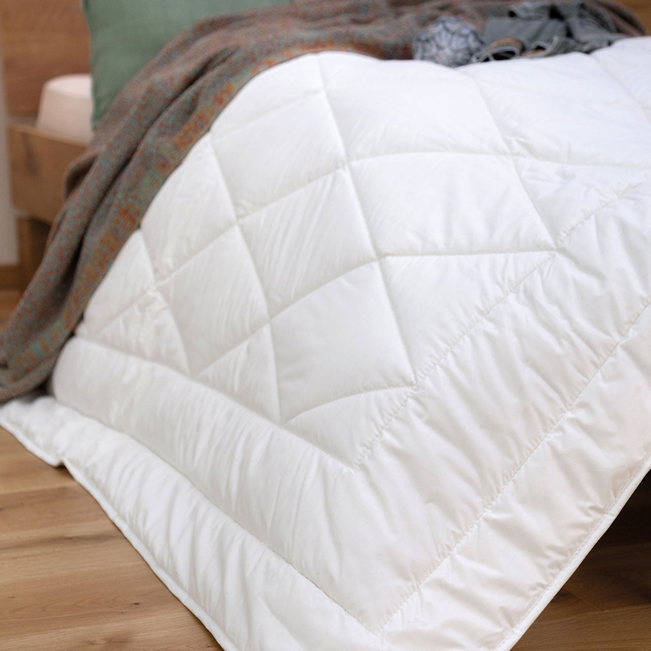 Billerbeck Cosicotton® Nature Superlight Frühjahr/Sommer-Bettdecke mit Baumwolle-Füllung
