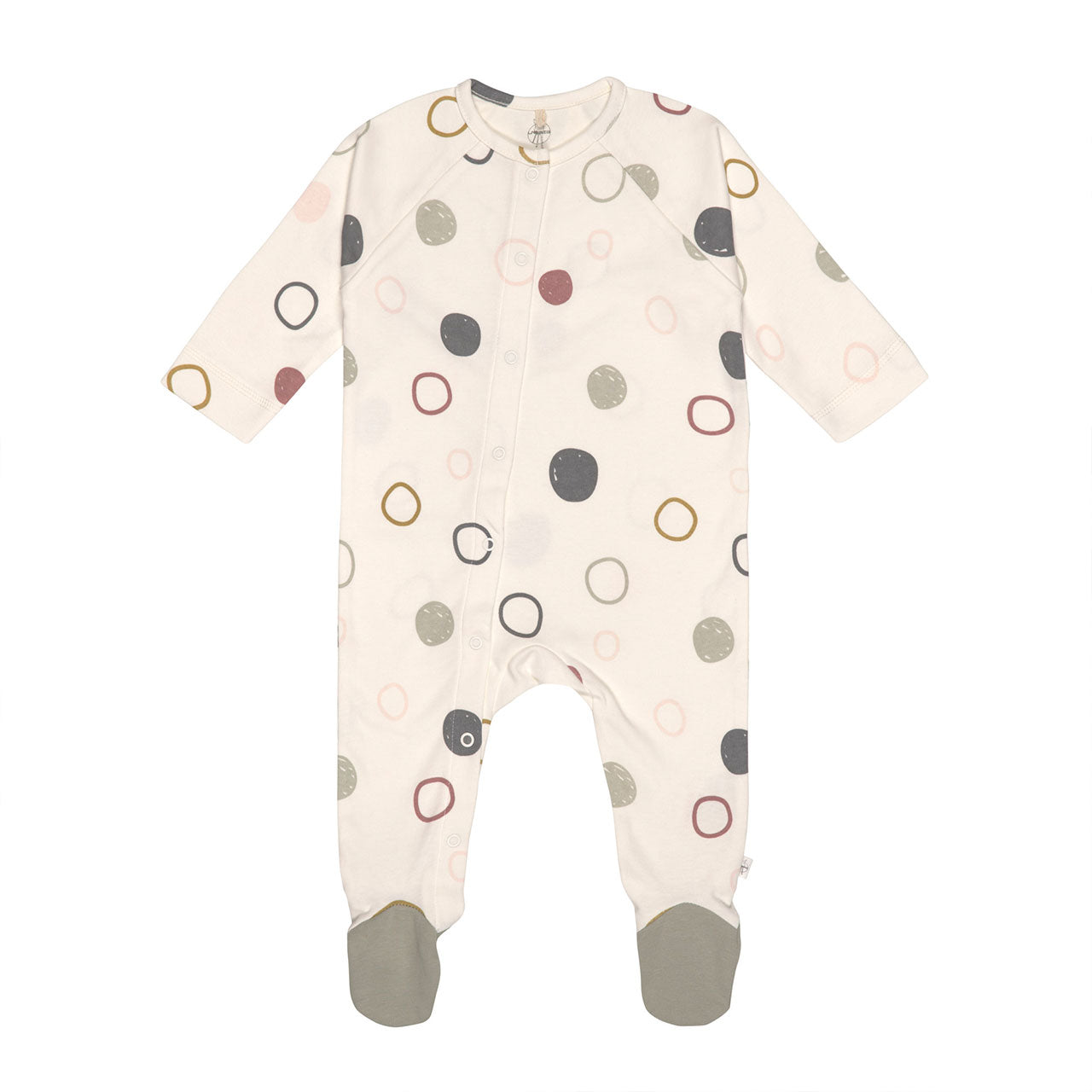 Lässig Cozy Colors Babyschlafanzug mit Fuß aus Bio Baumwolle