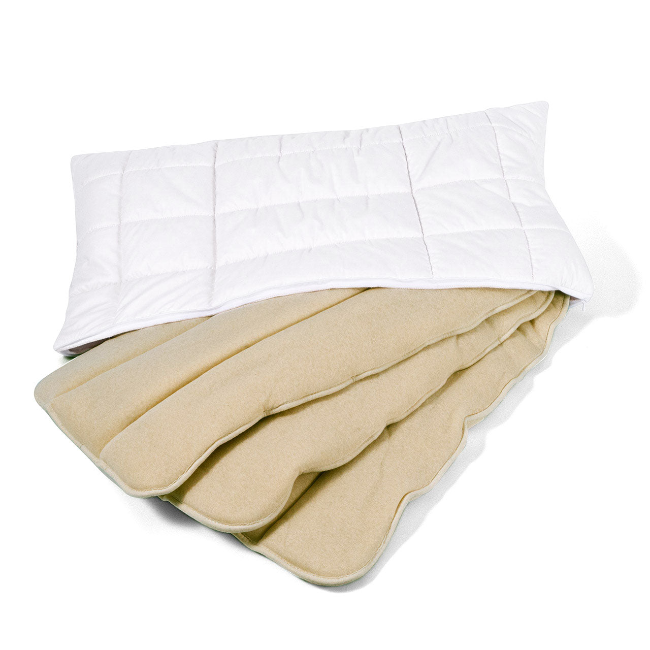 Traumina Exclusive Kopfkissen mit Merino Wolle Füllung