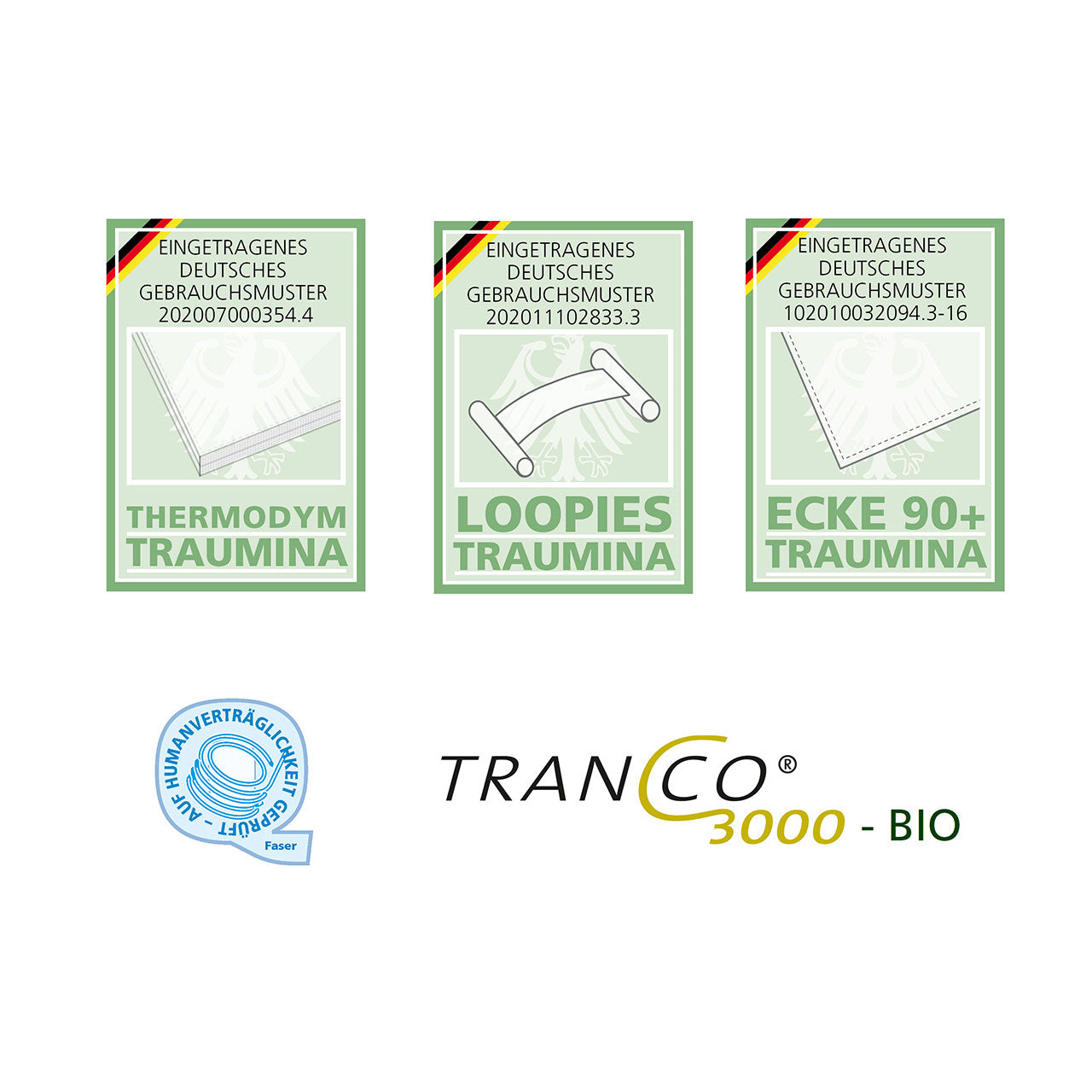 Traumina Novis Solo Medium Ganzjahres Bettdecke mit Faser-Füllung