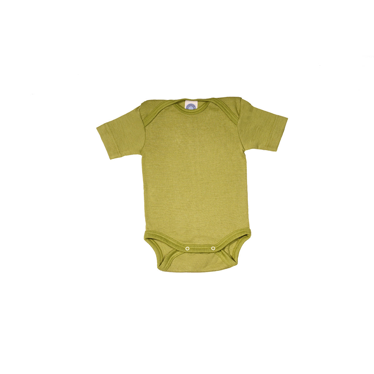 Cosilana Baby Kurzarm-Body aus Bio Wolle / Seide