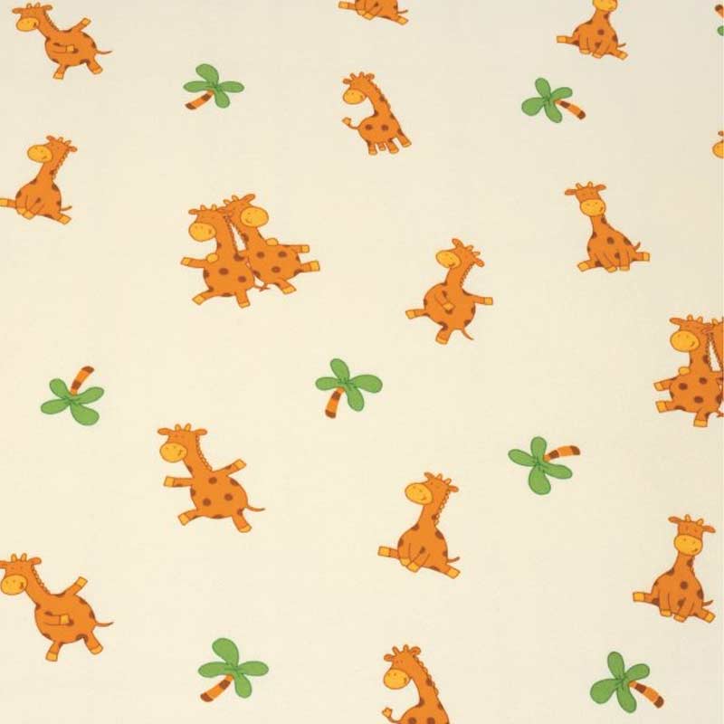 Cotonea Satin Kinderbettwäsche Giraffe