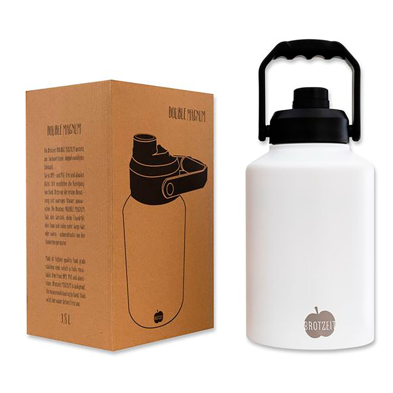 Brotzeit Magnum Thermosflasche/Thermosbehälter aus Edelstahl