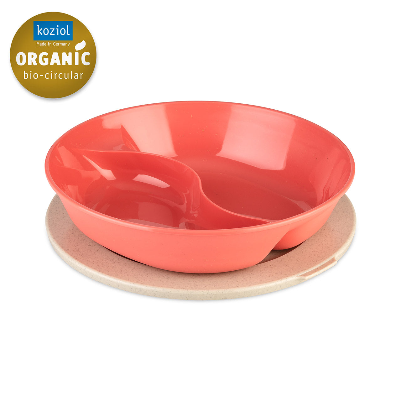 Koziol Connect Separee Menüteller mit Deckel aus Bio Plastik