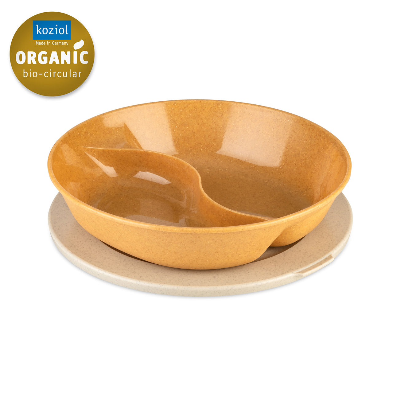Koziol Connect Separee Menüteller mit Deckel aus Bio Plastik