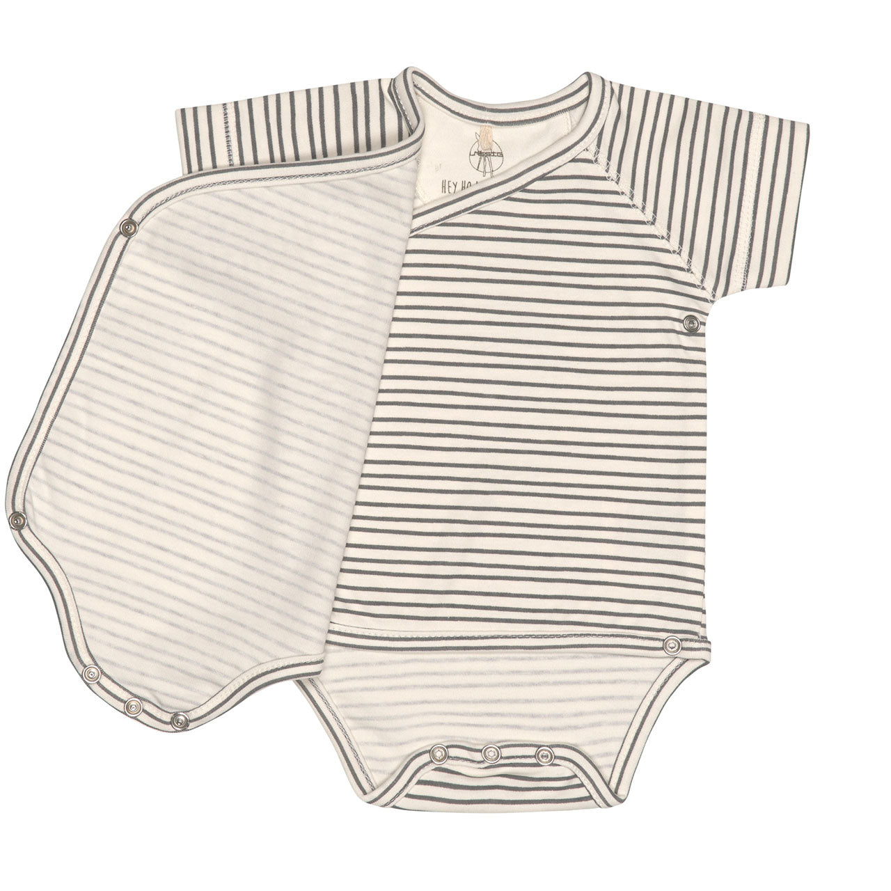 Lässig Cozy Colors Baby-Wickelbody Kurzarm aus Bio Baumwolle
