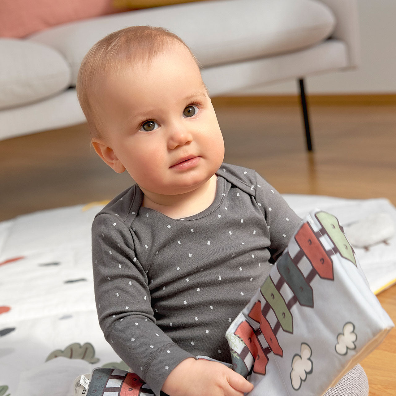 Lässig Cozy Colors Baby Langarm-Body aus Bio Baumwolle