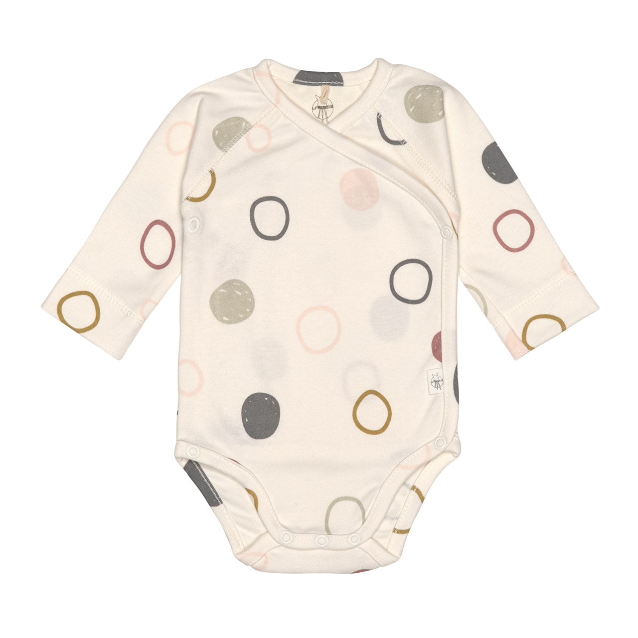 Lässig Cozy Colors Baby-Wickelbody Langarm aus Bio Baumwolle