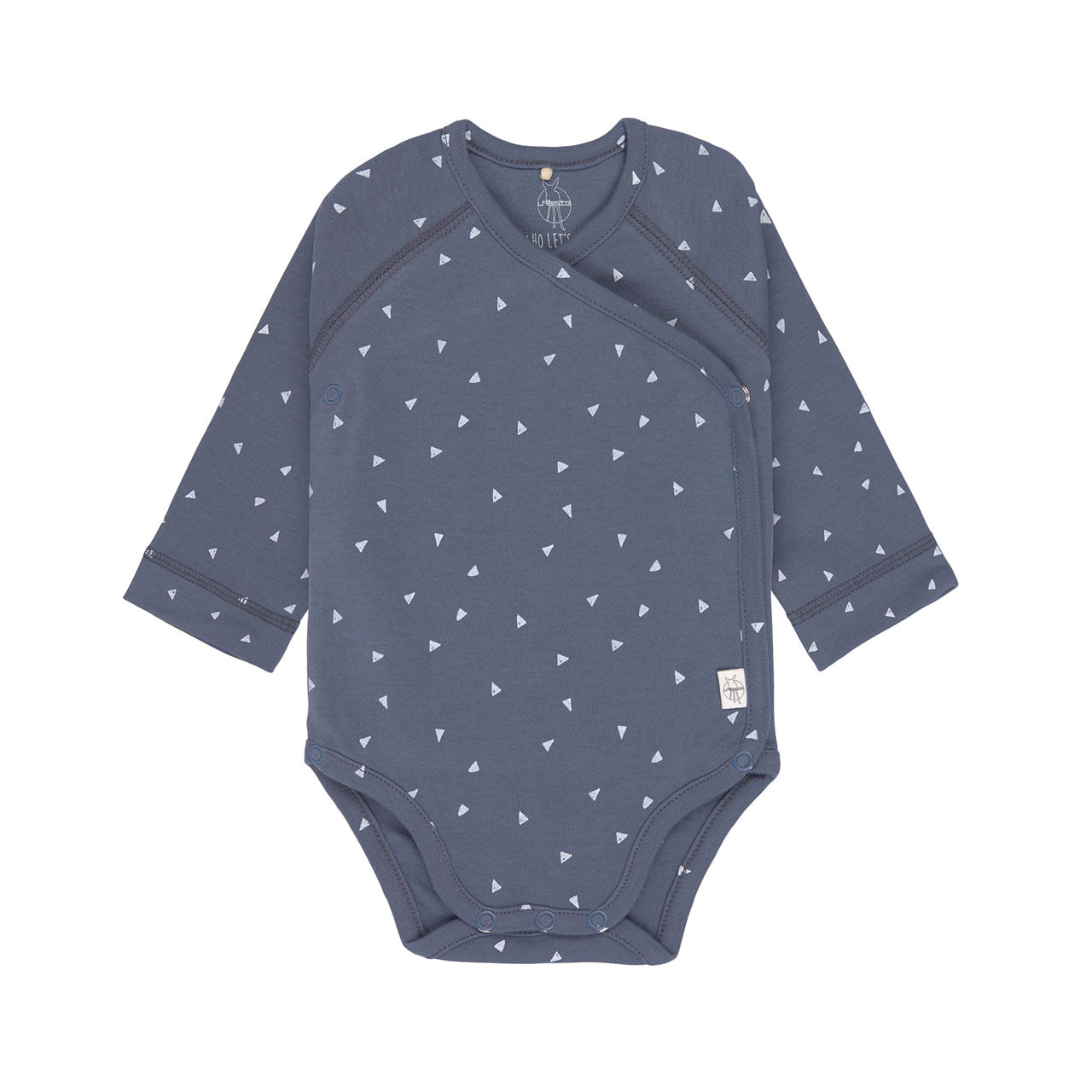 Lässig Cozy Colors Baby-Wickelbody Langarm aus Bio Baumwolle