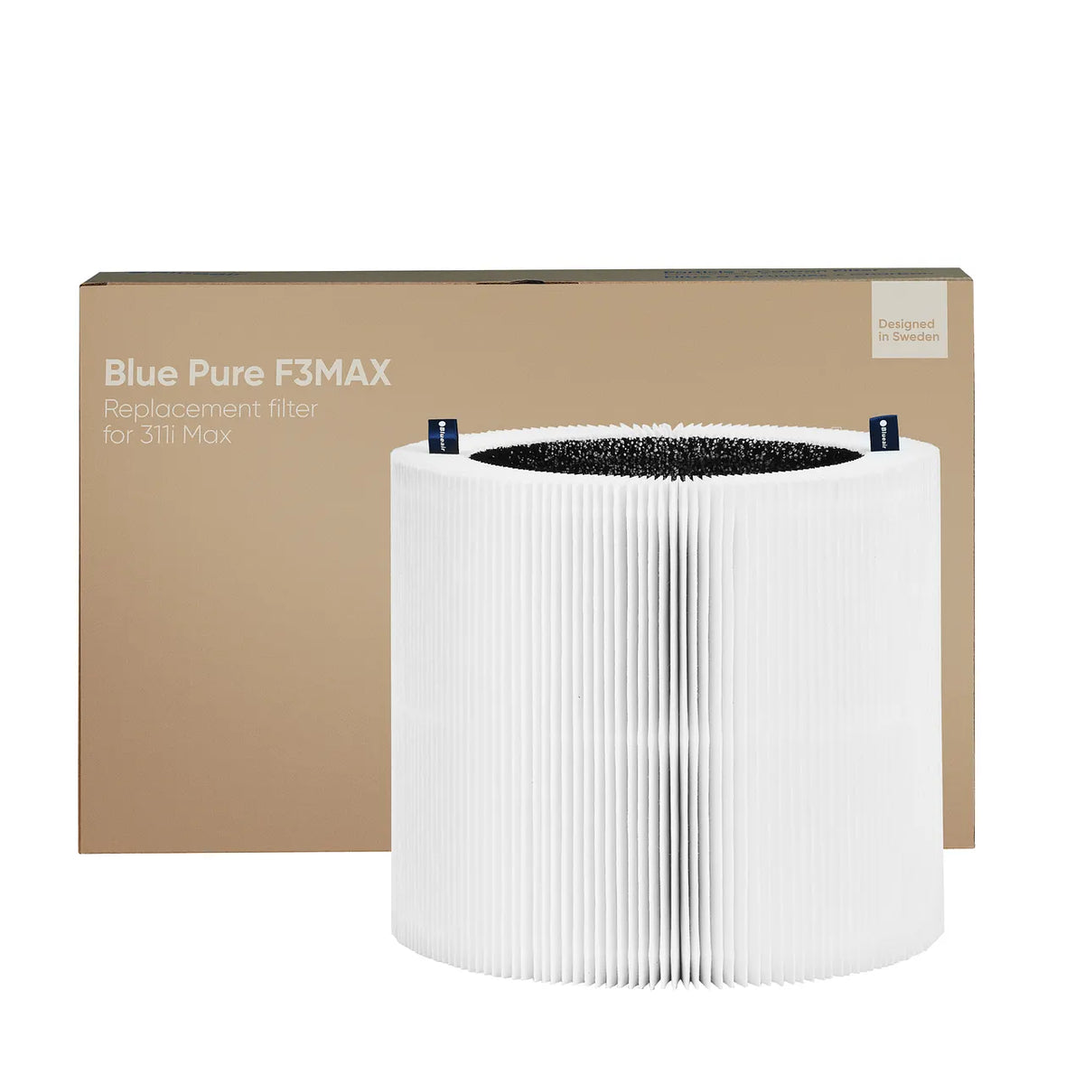 Blueair Blue Pure F3MAX Ersatzfilter für 311i Max, gefalteter Rundfilter vor Verpackung