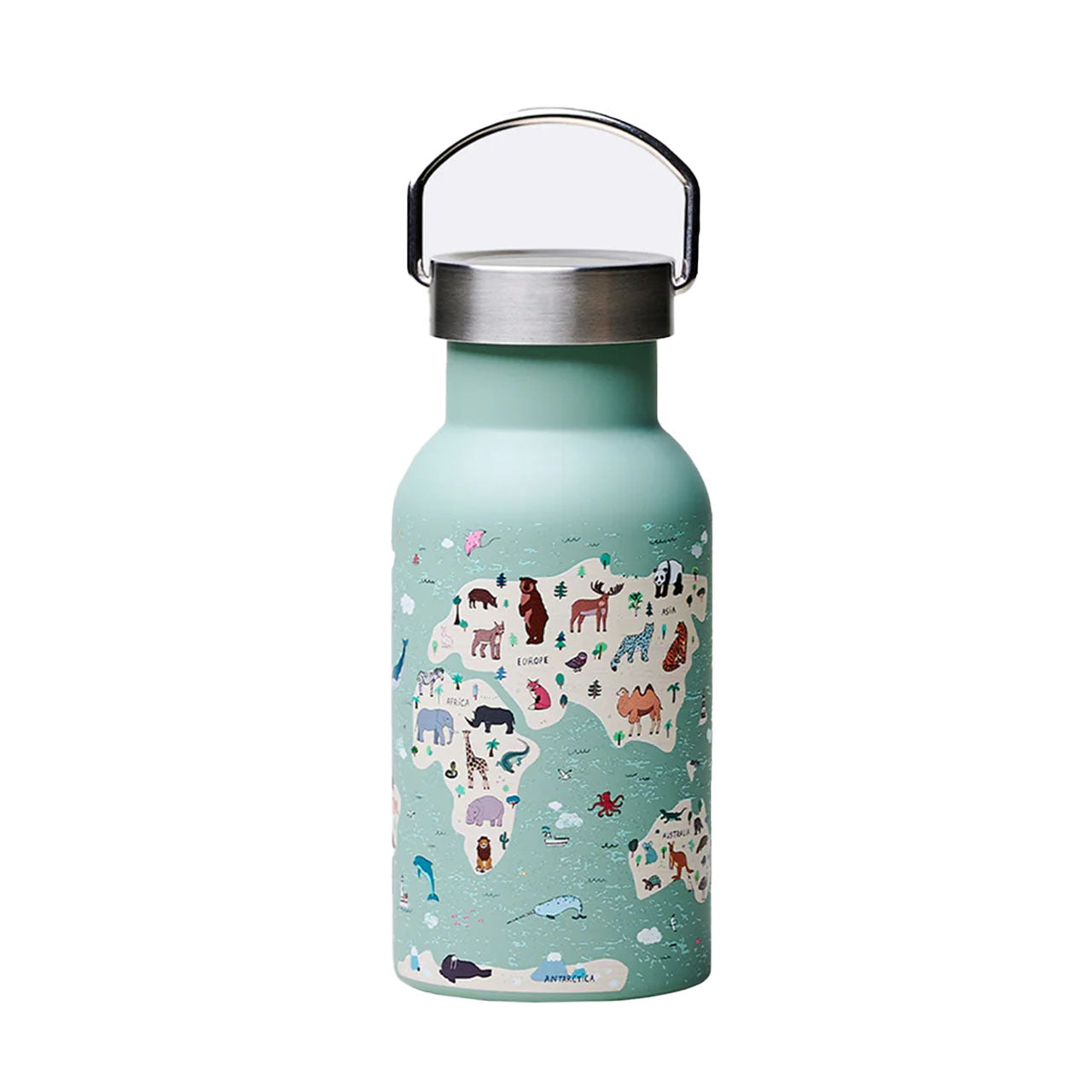 Bioloco Sky Kids Trinkflasche für Kinder aus Edelstahl 350 ml