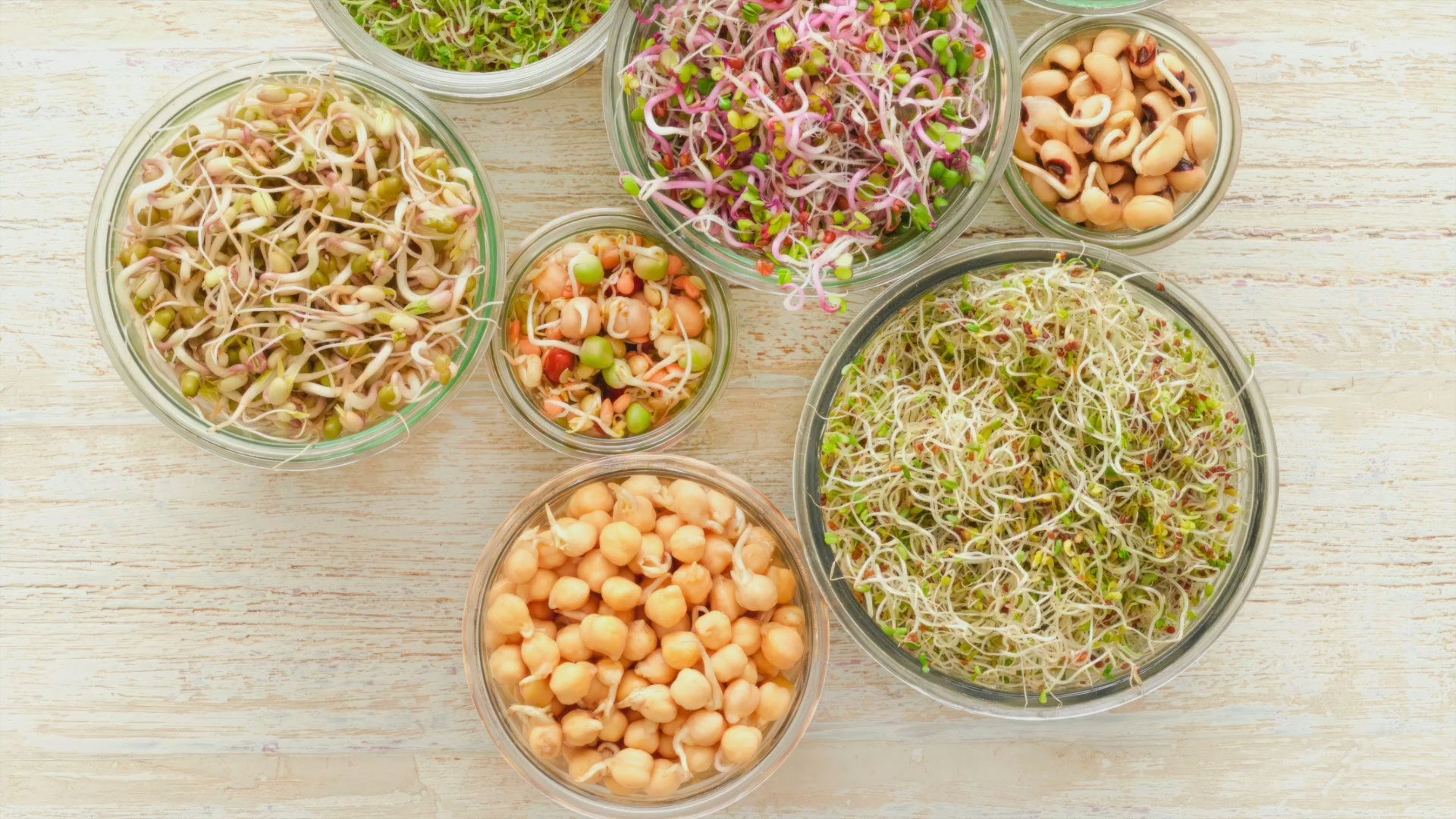 Video laden: Food Huggers Sprout Huggers Sprossendeckel Set aus Silikon für Gläser