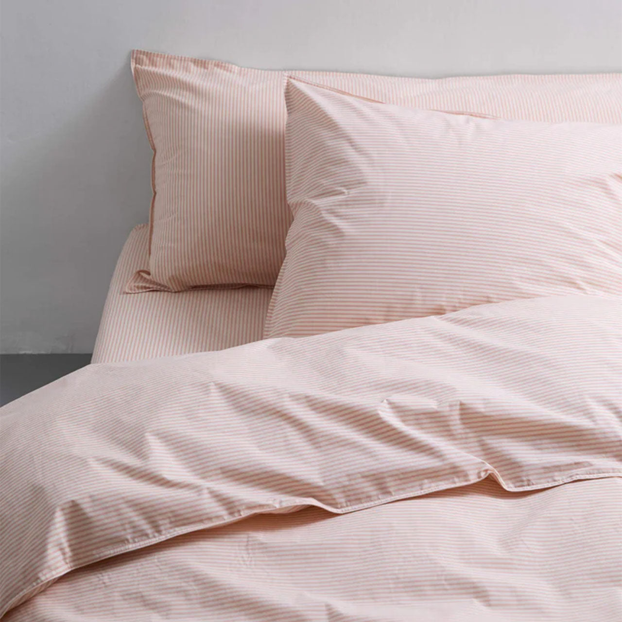 Suite702 Perkal Woven Stripe Bettdeckenbezug aus Bio Baumwolle