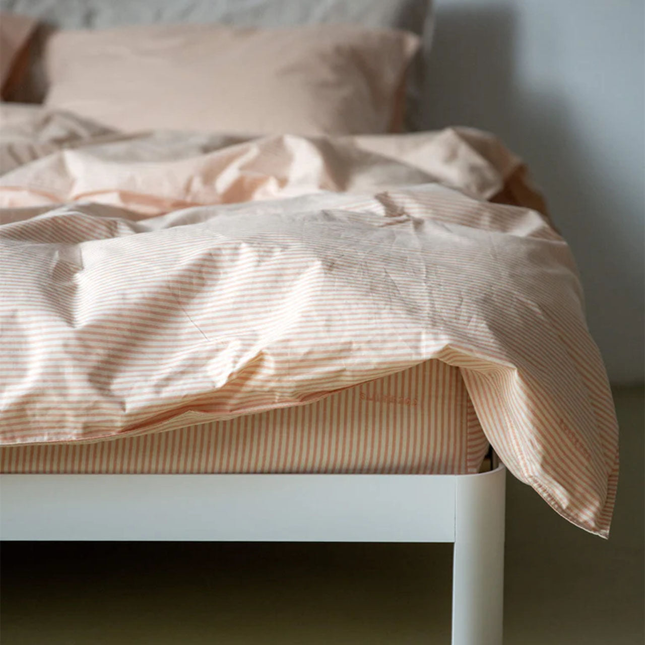Suite702 Perkal Woven Stripe Bettdeckenbezug aus Bio Baumwolle