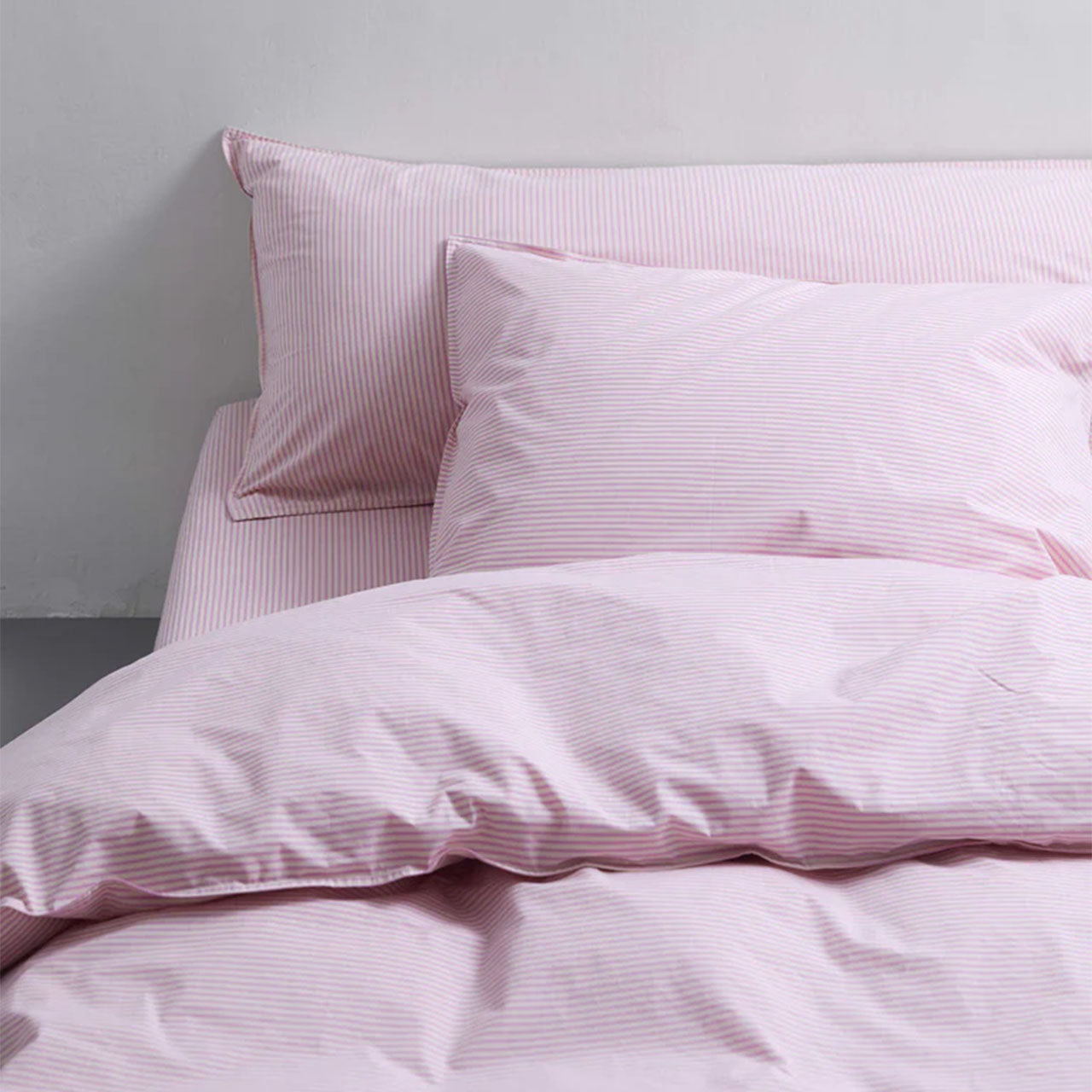 Suite702 Perkal Woven Stripe Bettdeckenbezug aus Bio Baumwolle